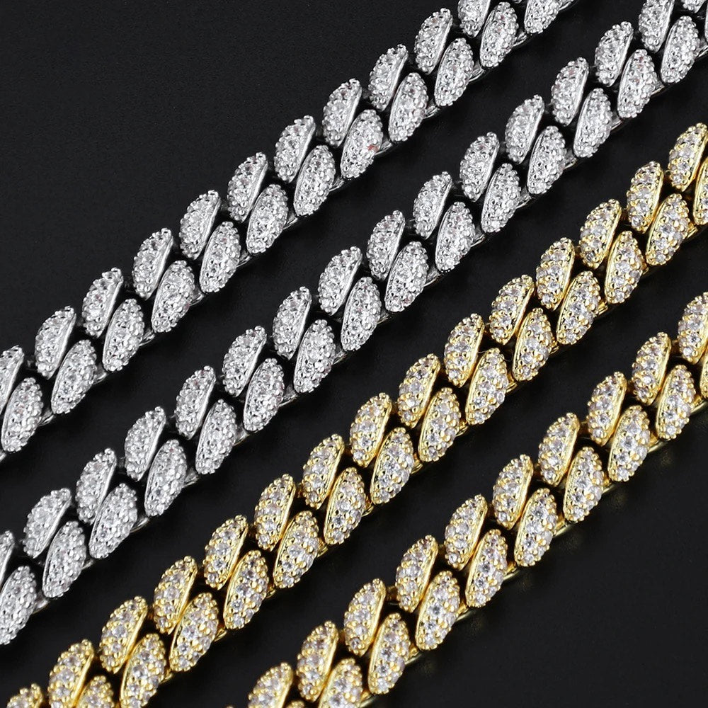 8MM PRONG CUBAN LINK CHAIN
