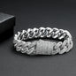 16MM VVS MOISSANITE BAGUETTE CUBAN BRACELET