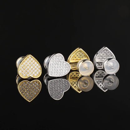 HEART SHAPED EARRINGS in 18K GOLD