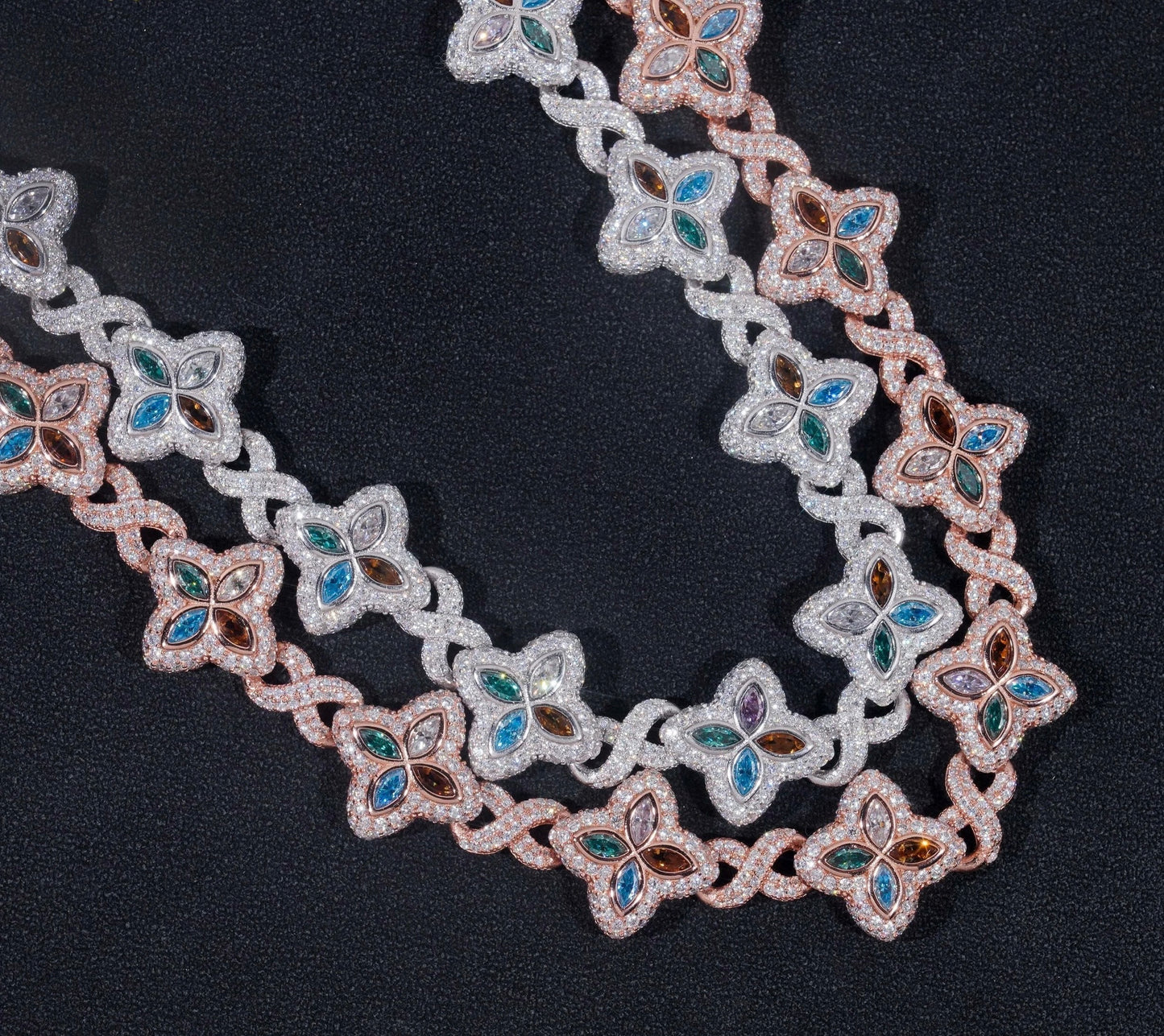 15MM VVS CLARITY CUSTOM CLOVER PIECE