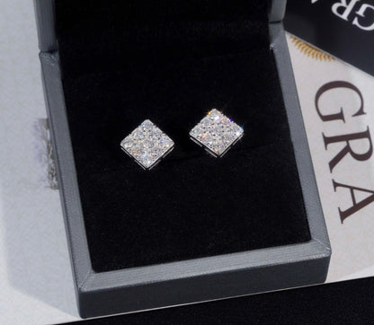 VVS SQUARE STUD EARRINGS