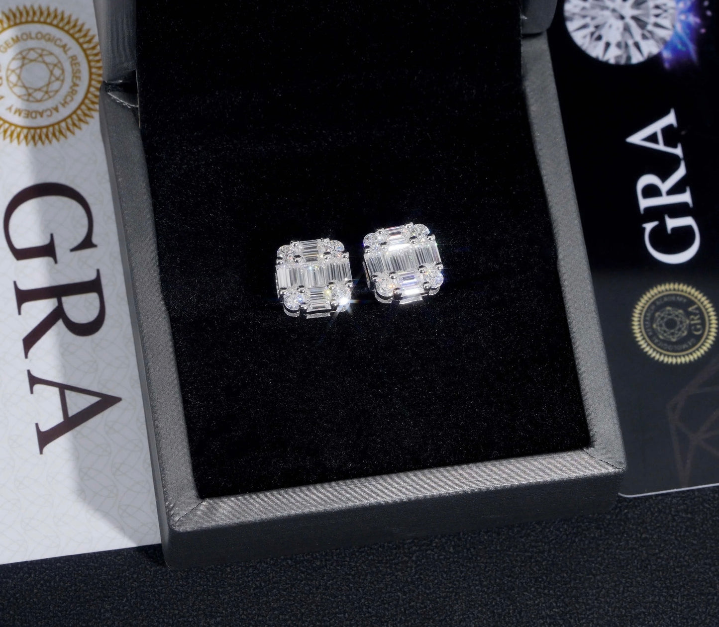 VVS BAGUETTE DIAMOND EARRINGS